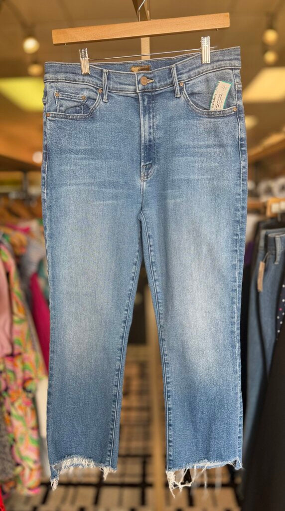 Mother Denim - The Insider Crop Step Fray