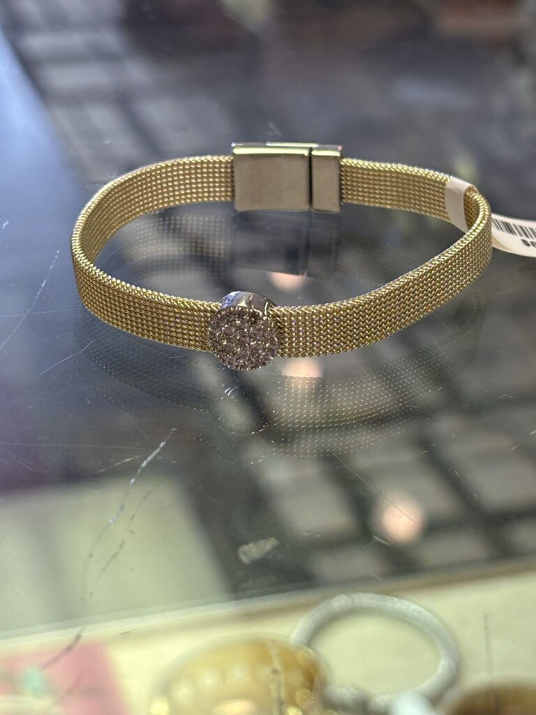 Gold Pave Magnetic Bracelet