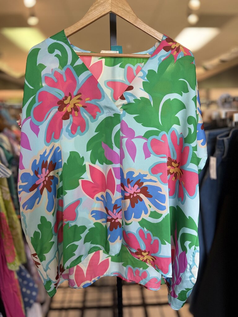 Entro - SS Floral Print Tunic Top