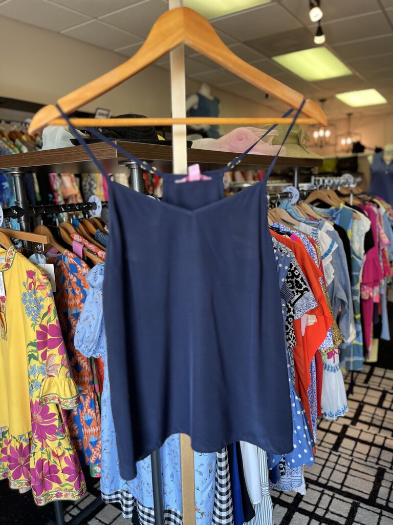 Lilly Pulitzer - Silk Tank Top in Navy