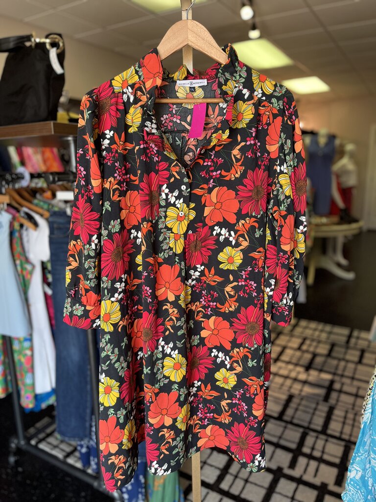 Michelle McDowell - Floral Midi Dress