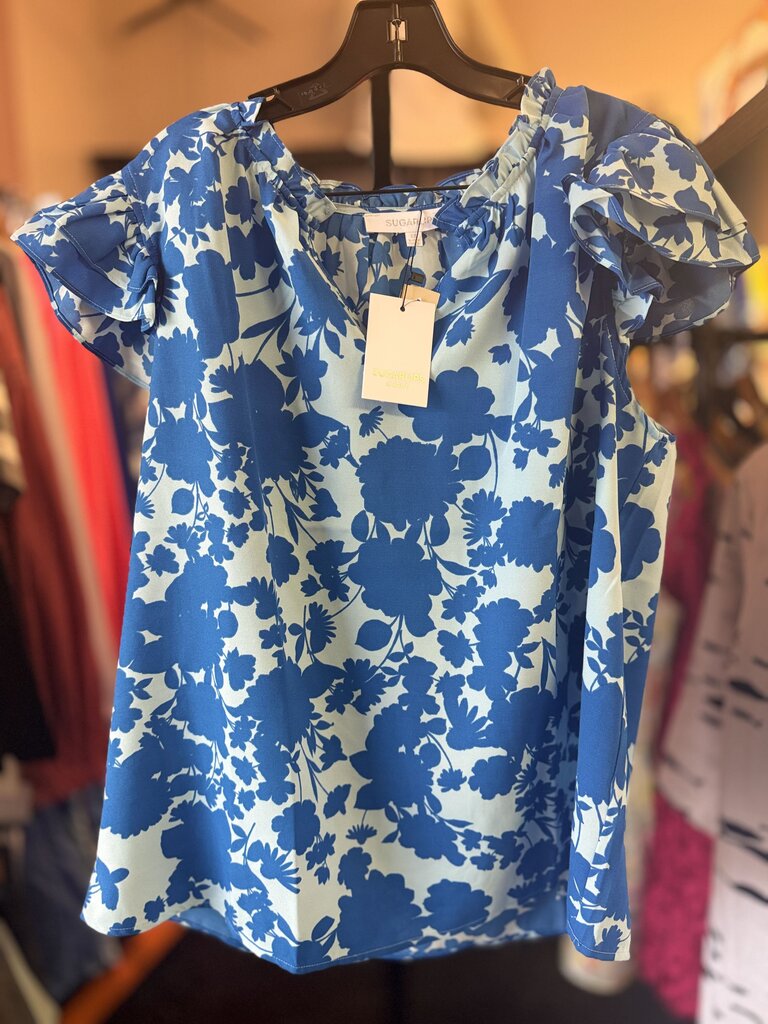 Sugarlips NWT - Marinelle Ruffle Top