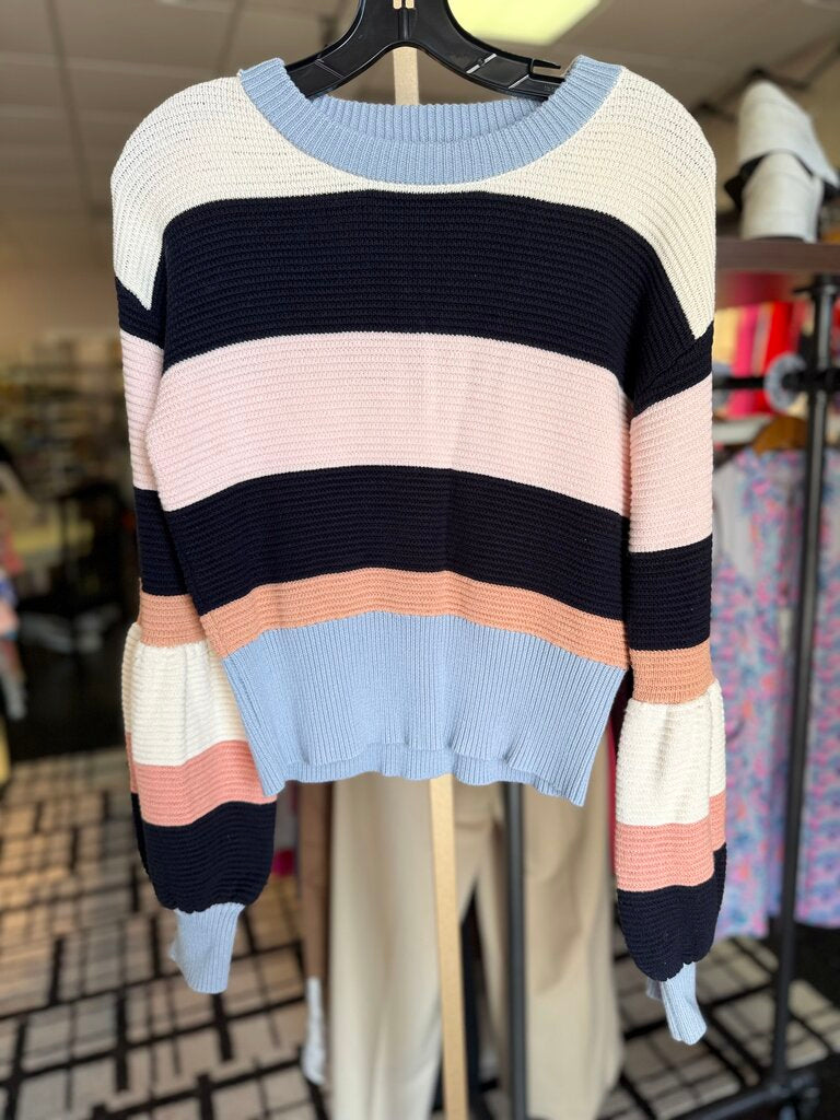 TCEC- Striped Chunky Sweater