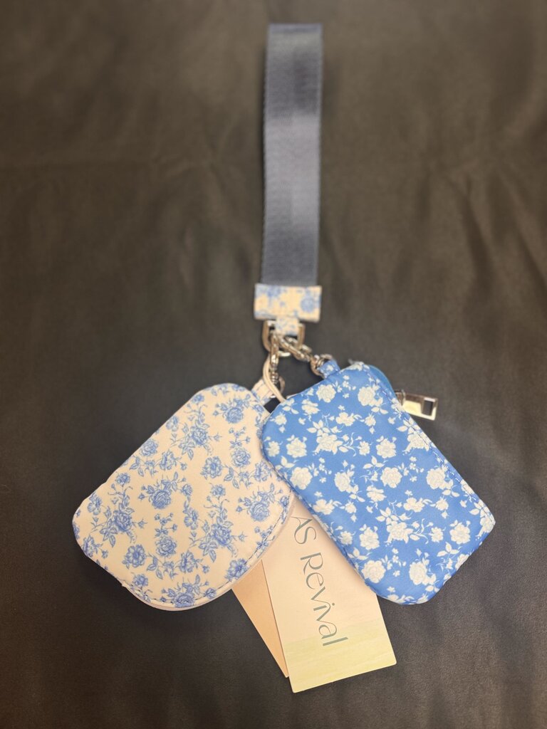 Altar'd NWT -Blue Keychain Wallet Lanyard