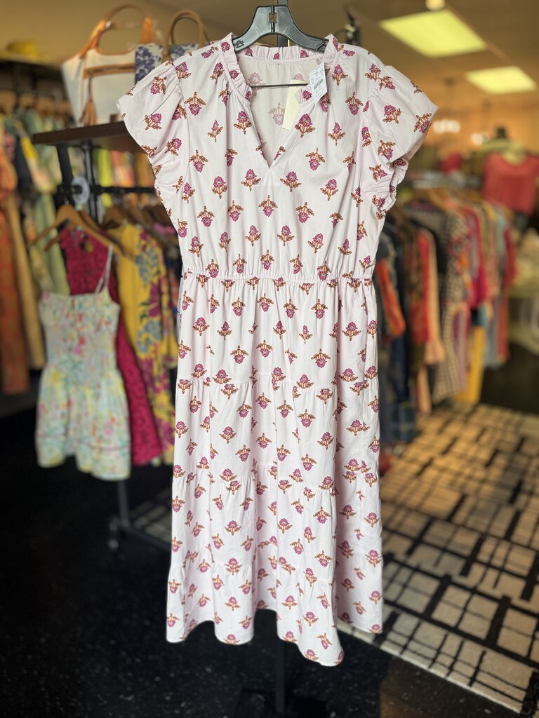 J.Crew NWT -Willa Midi Dress in Pink Opal