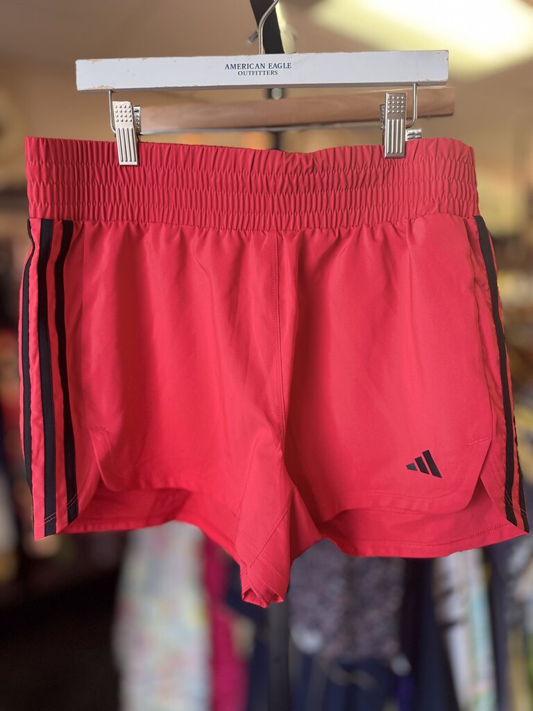 Adidas - 3" Athletic Shorts - Red