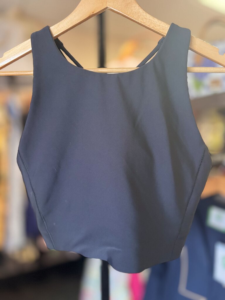 Athleta -Black Strappy Sports Bra