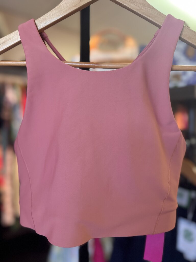 Athleta -Strappy Sports Bra in Rose