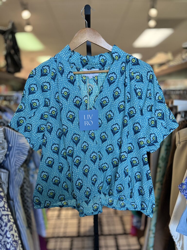 Livro NWT - Merritt Top in Dotted Print