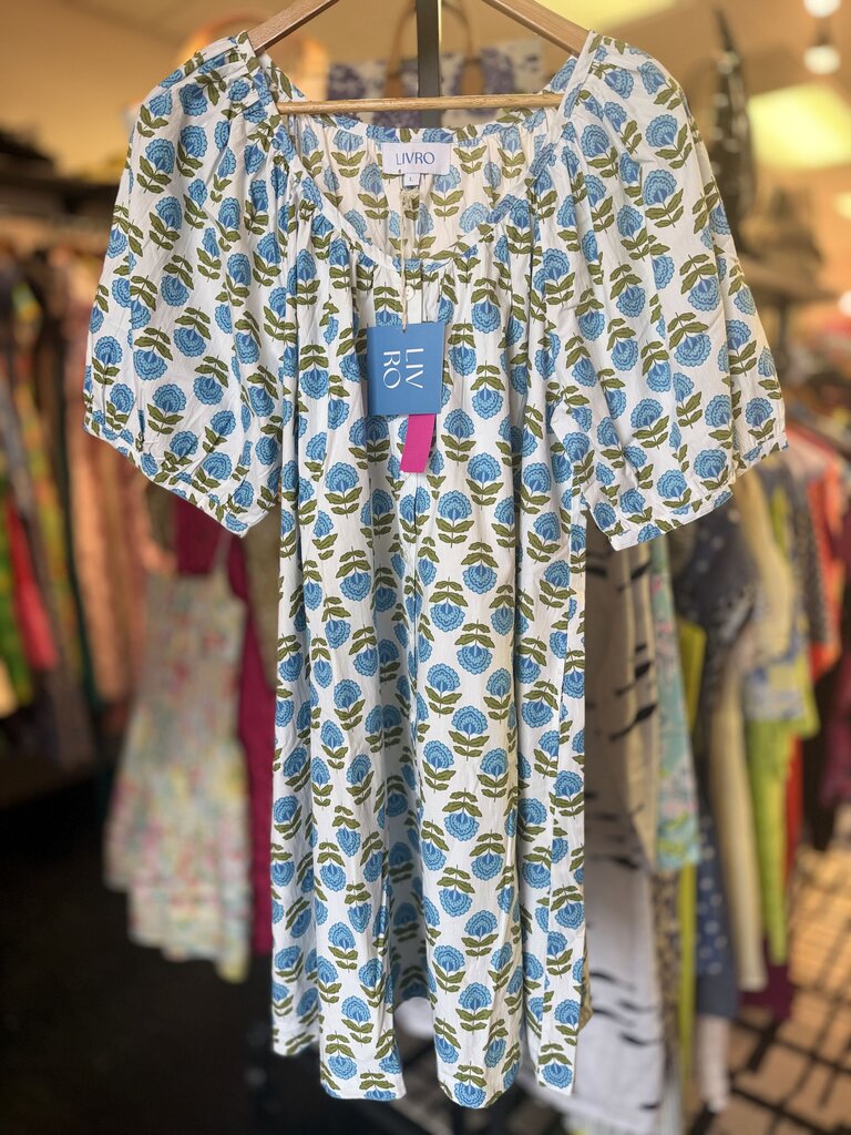 Livro NWT -Day Dress in Blue Motif
