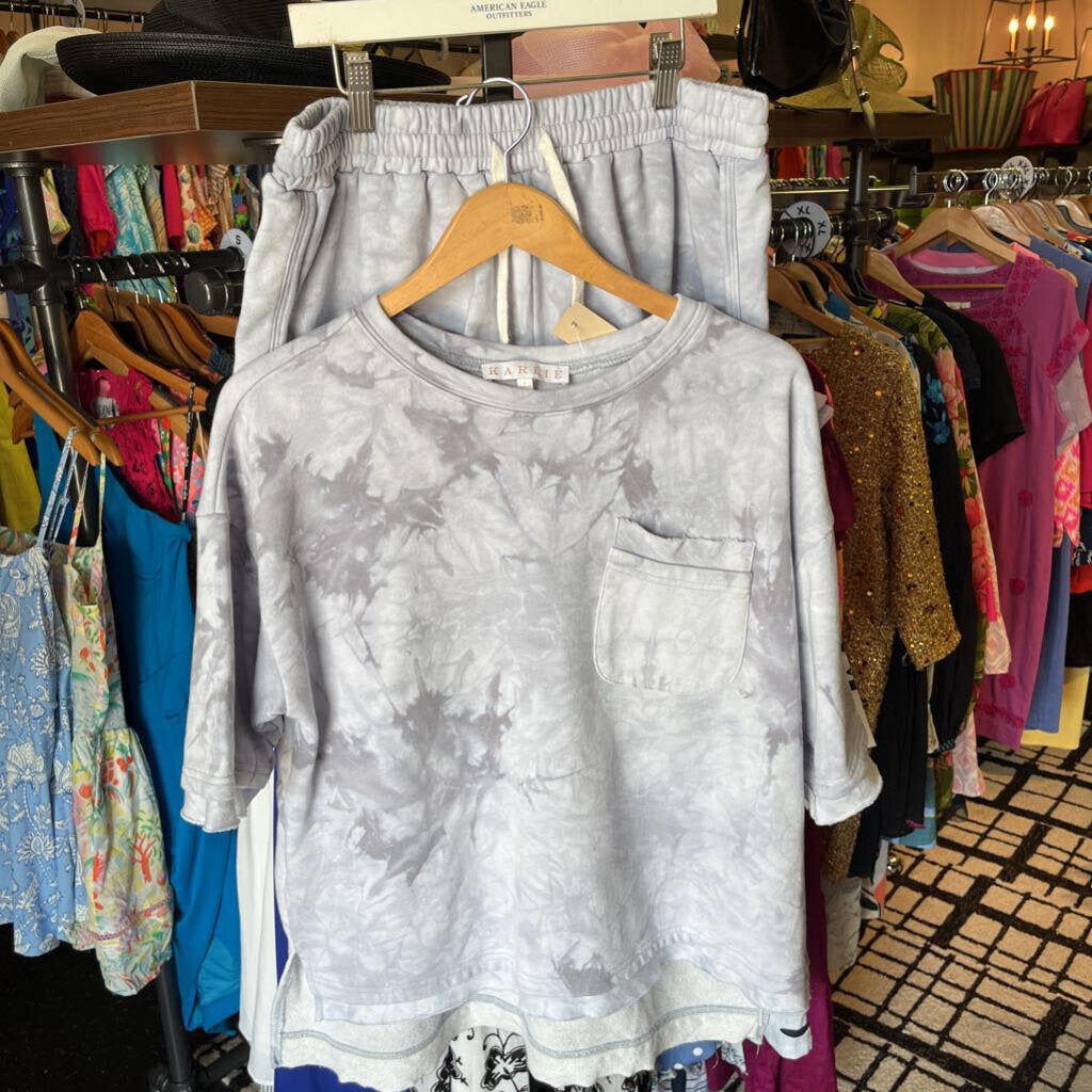Karlie - Tie-Dye Lounge Set - Blue
