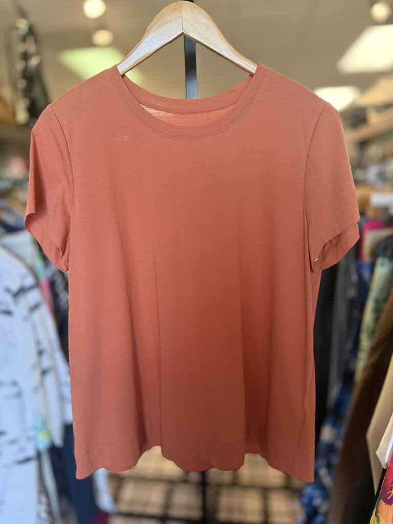Lafayette 148 - SS Crewneck Top - Orange