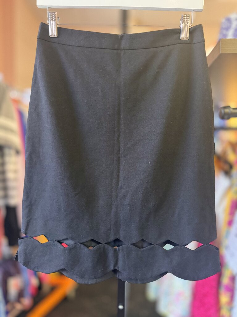 Talbots - Cutout Skirt - Black