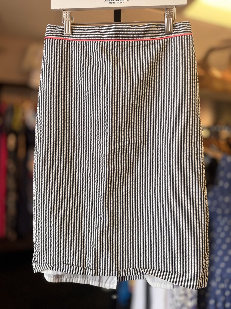 J.Crew - Seersucker Pencil Skirt
