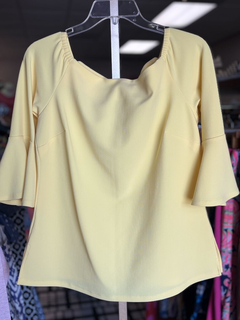 Boston Proper - Tailored Top in Yellow