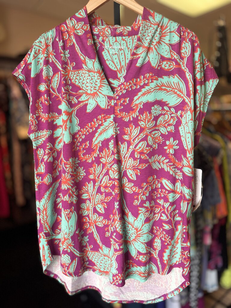 Soft Surroundings- Printed top