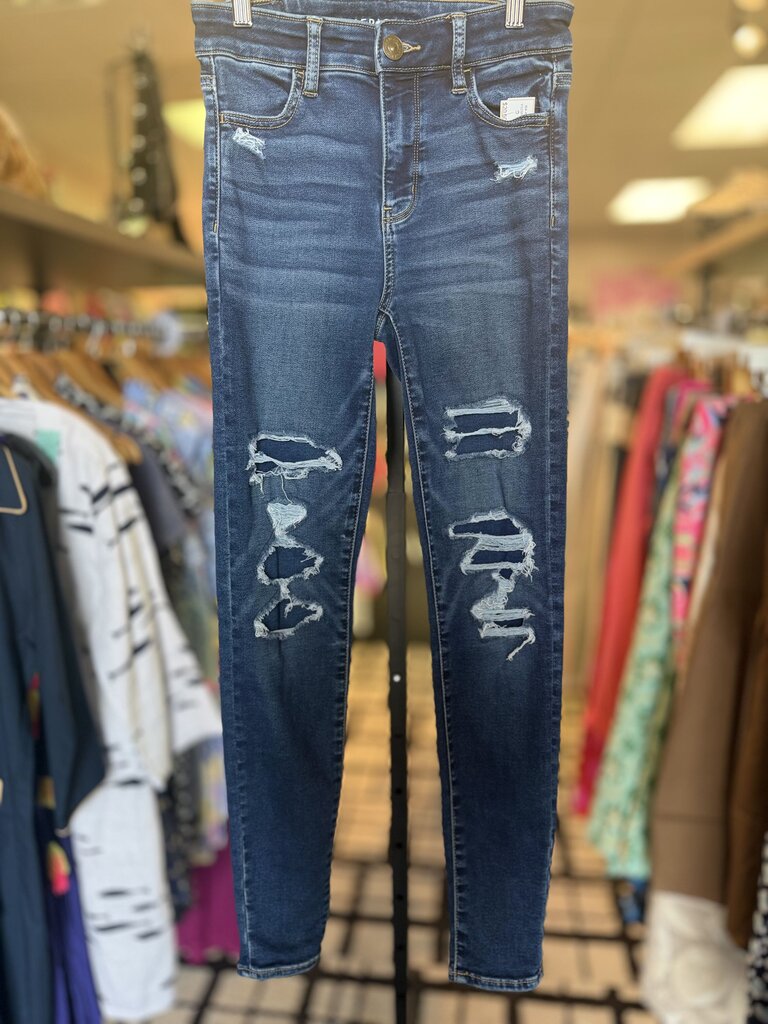 AE - Next Level Stretch Distressed Skinny Jeans