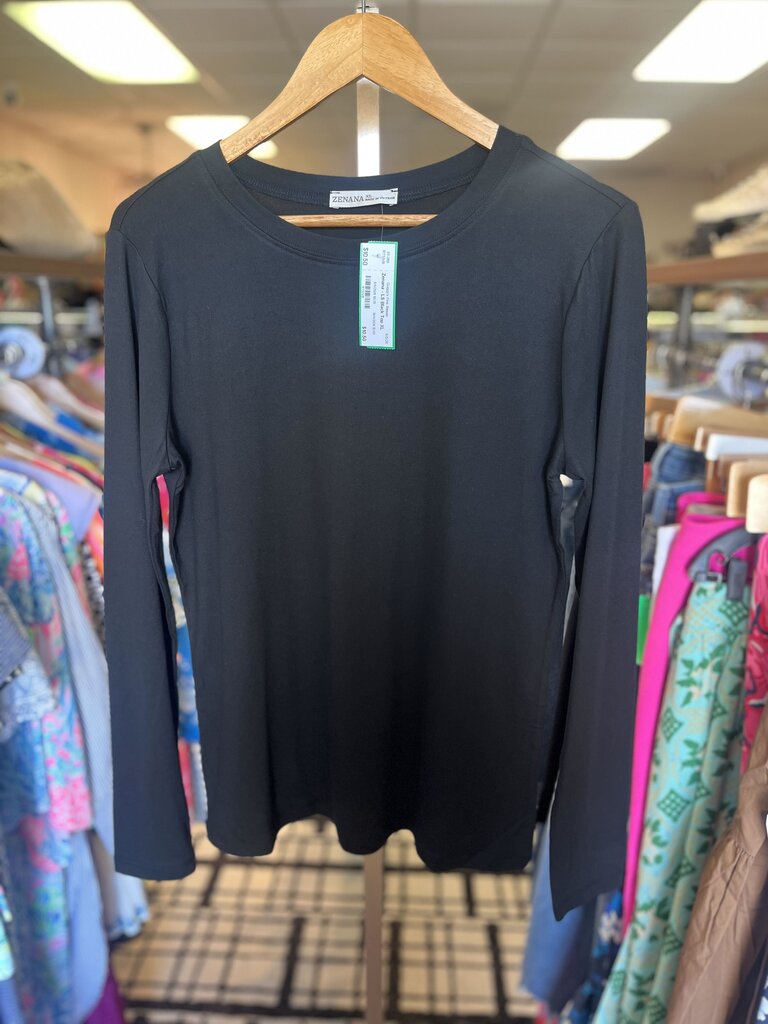 Zenana - LS Black Top