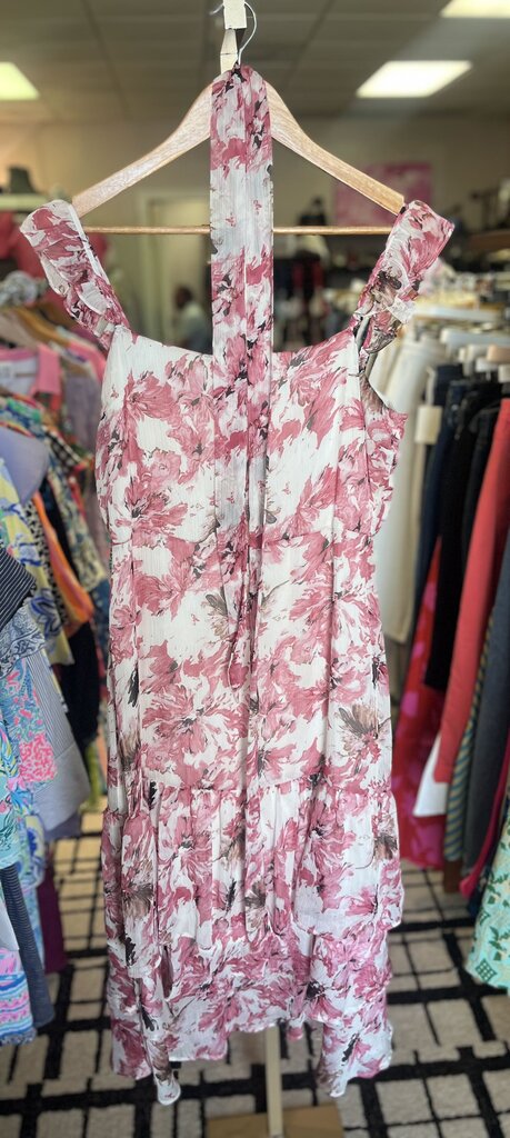 Sugarlips - Ruffle Tiered Floral Midi Dress
