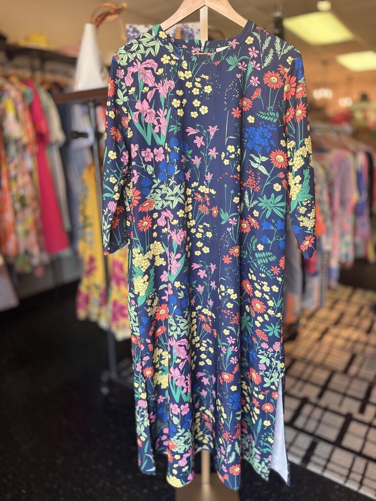 Tuckernuck - Jamie Dress in Navy Field Flowers Print