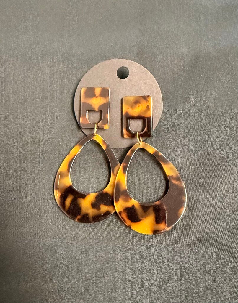 Geometric Drop Earrings