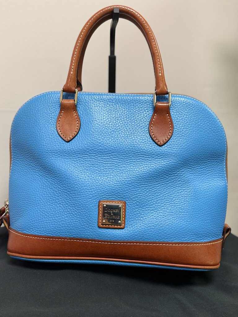 Dooney&Bourke - Pebble Grain Zip Zip Satchel - Blue