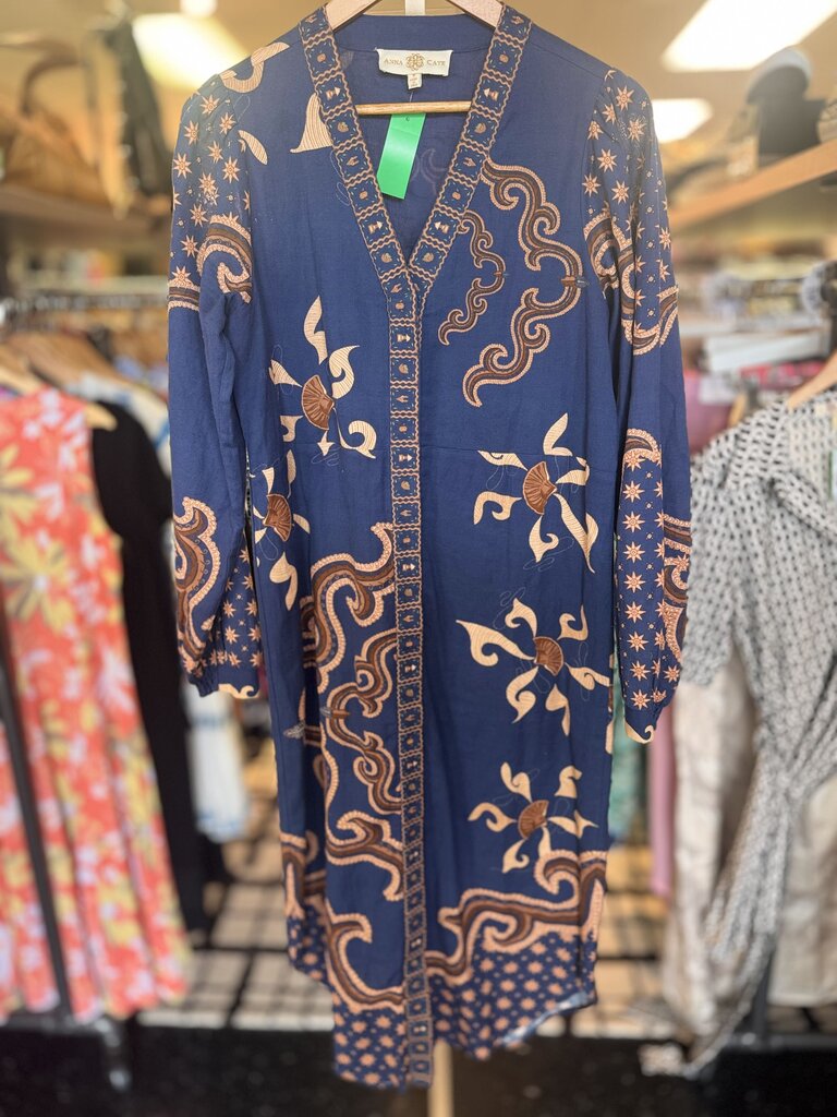 Anna Cate - Sophie Dress in Navy/Camel