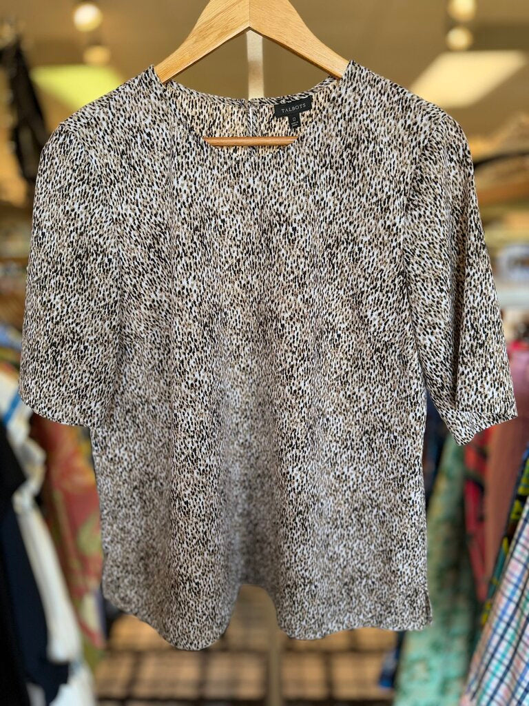 Talbots - SS Leopard Print Blouse