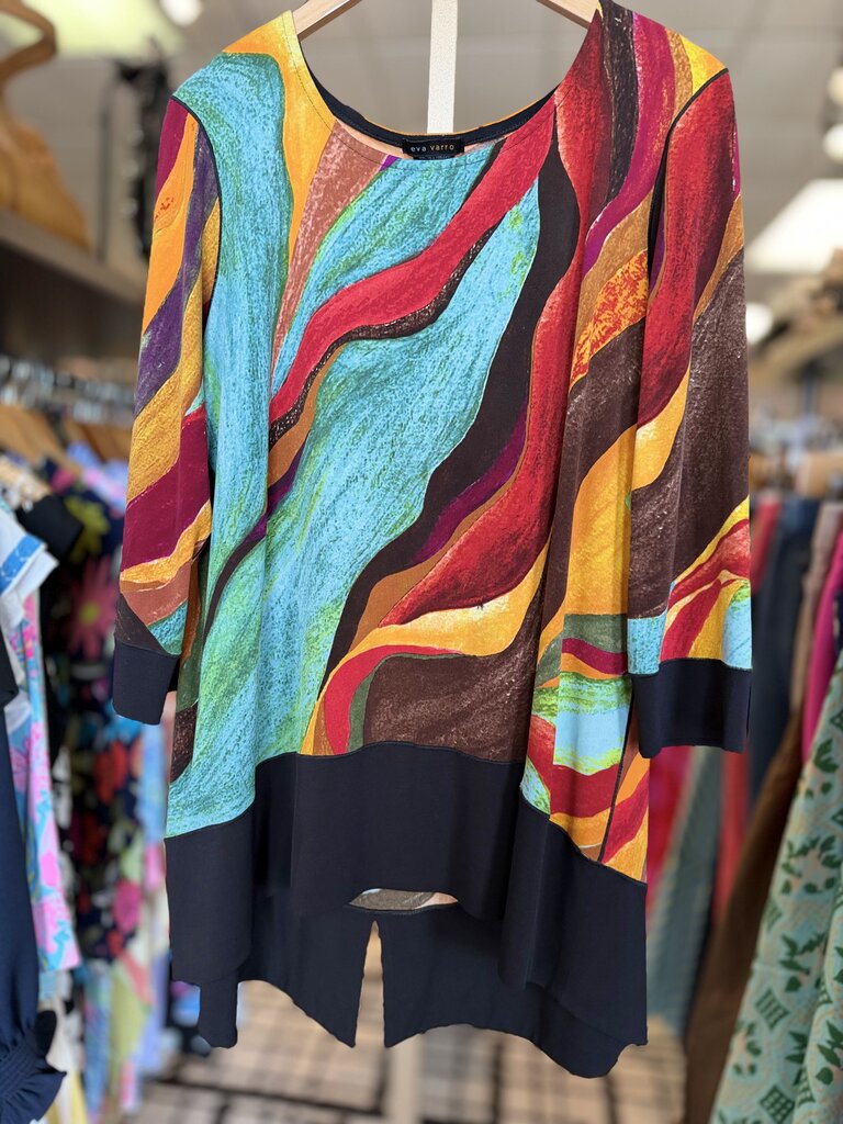 Eva Varro - Abstract Tunic Top