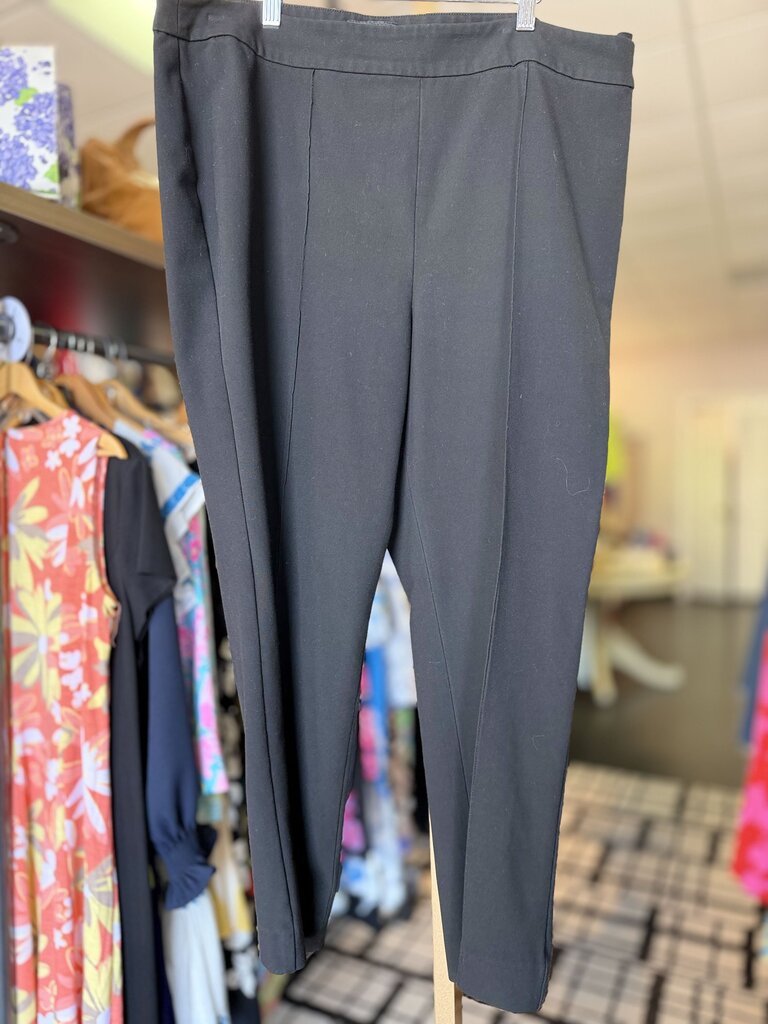 Talbots - High Waist Ankle Skinny Dress Pants - Black