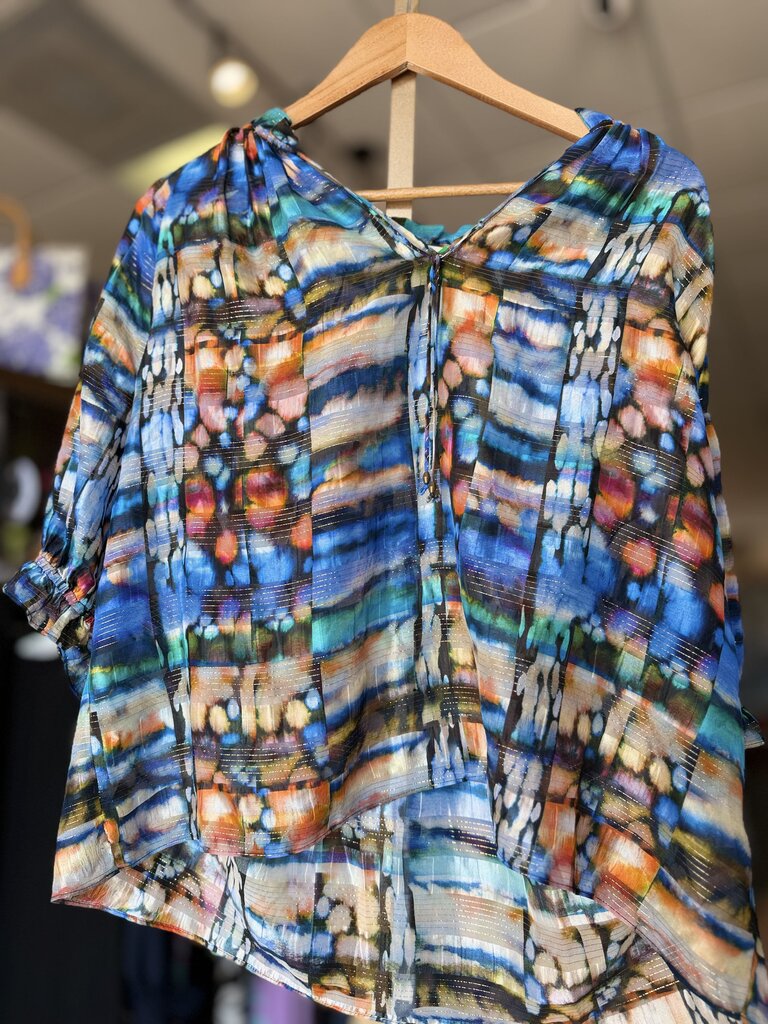 Marie Oliver - SS Watercolor Blouse