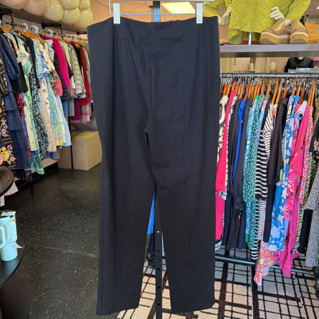VTG Peck & Peck - Paneled Pull On Pants - Black