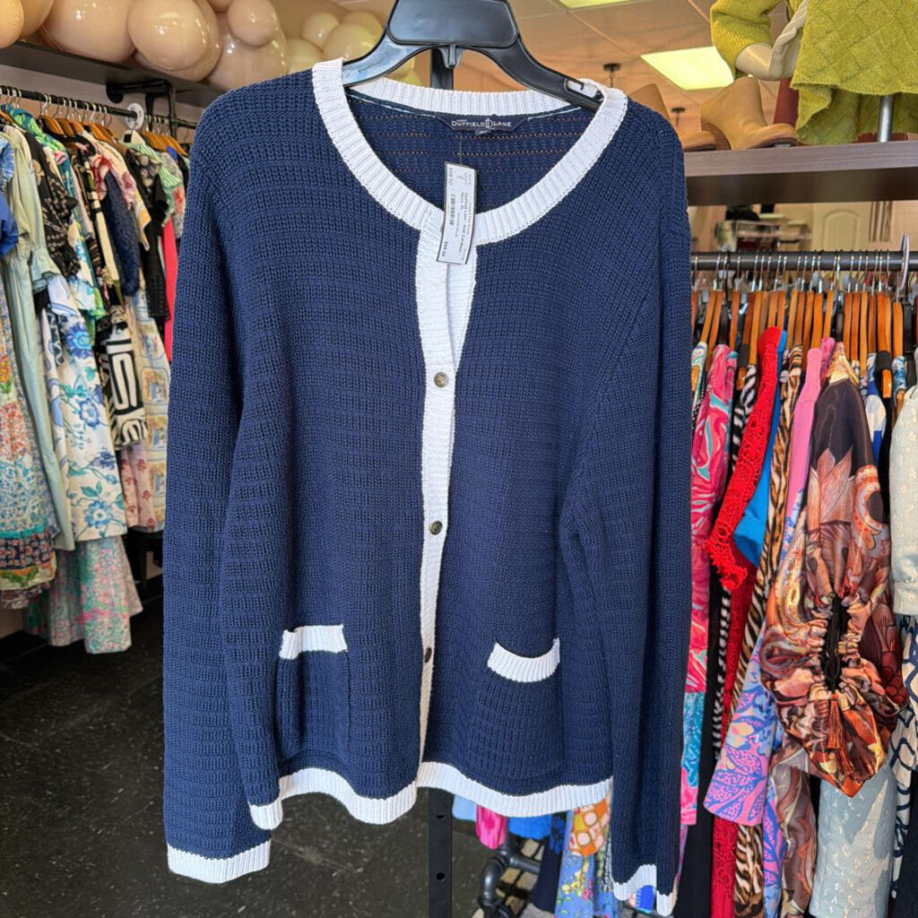 Duffield Lane - Knit Cardigan - Navy