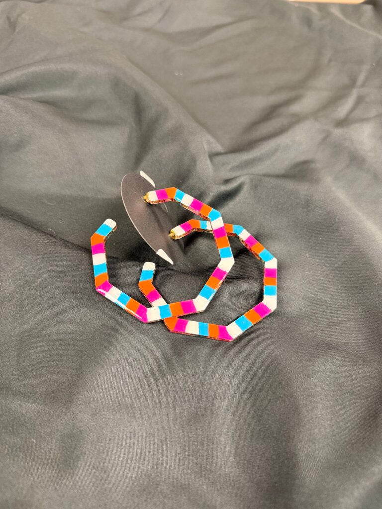 Colorful Acrylic Earrings