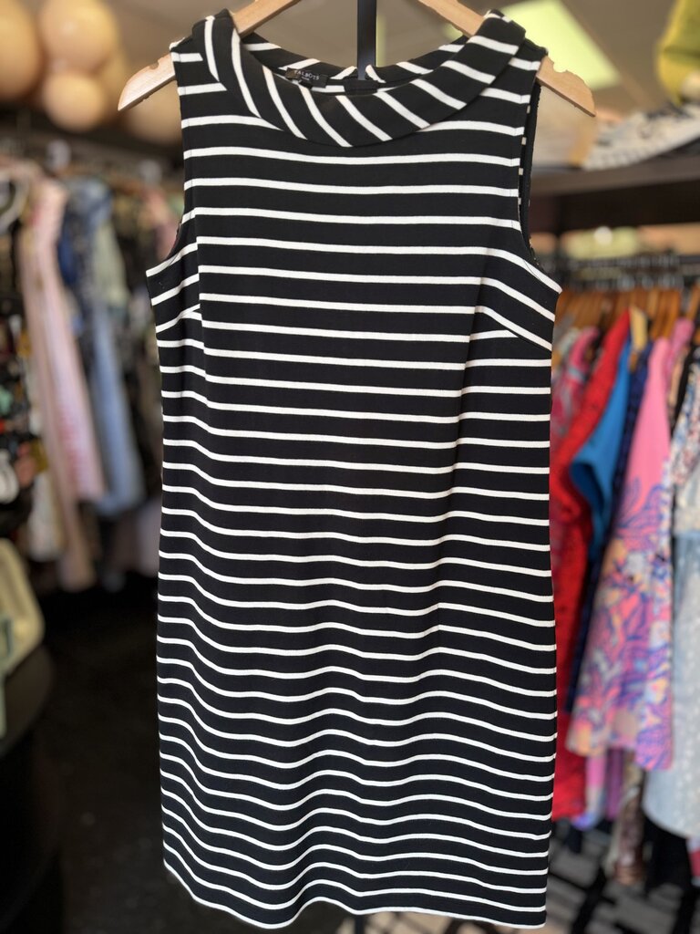 Talbots NWT - Striped Knit Sheath Dress - Black