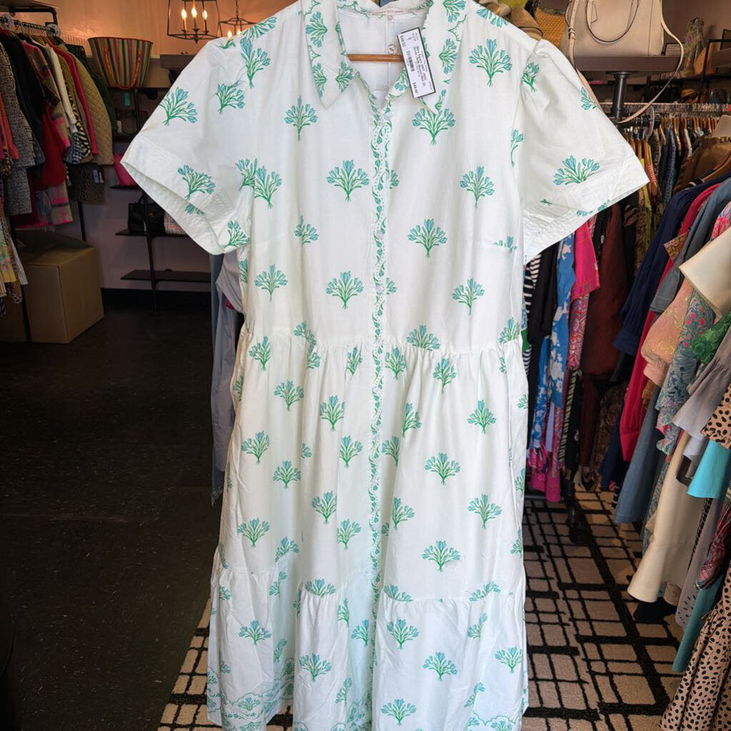 Mary Square NWT -Jema Dress | Belle Blooms Blue