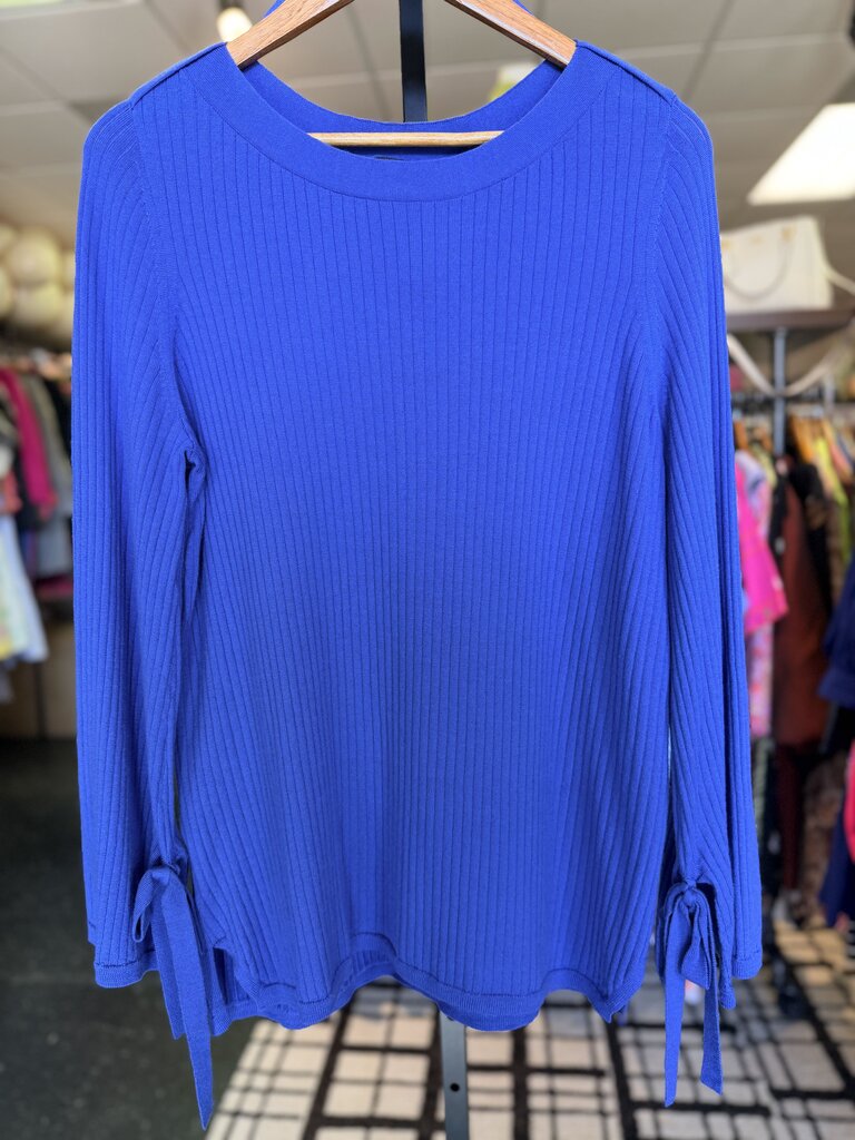 Ann Taylor - LS Ribbed Sweater - Royal Blue