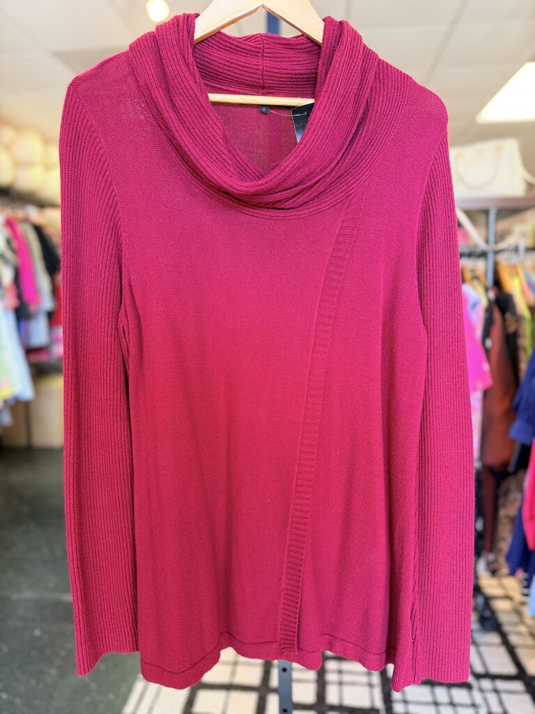 VTG GB NY - Cowlneck Sweater - Burgandy