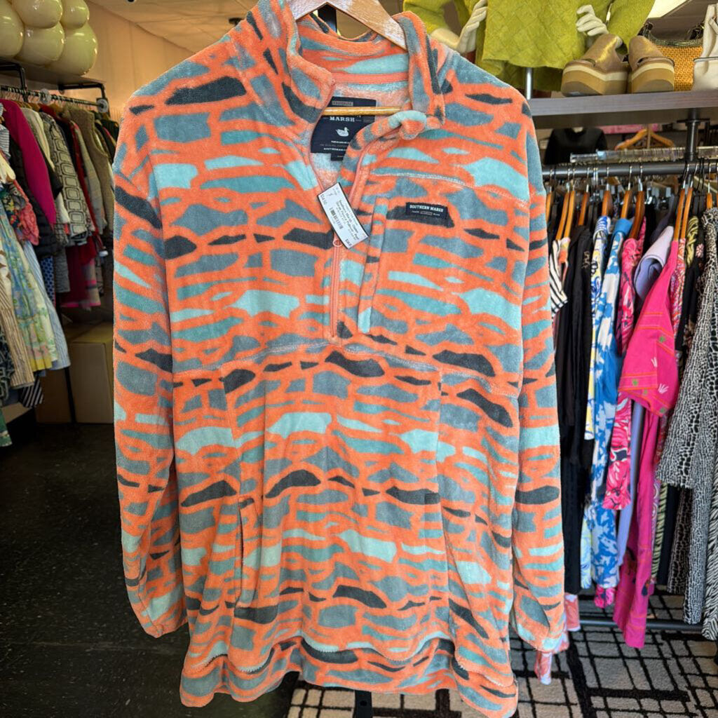 Southern Marsh - Ogden Gorge Fleece Pullover - Peach