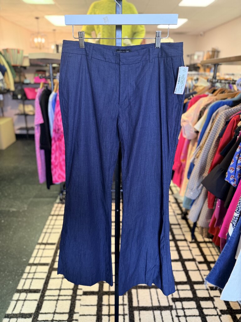Banana Republic - Flared Trouser - Navy