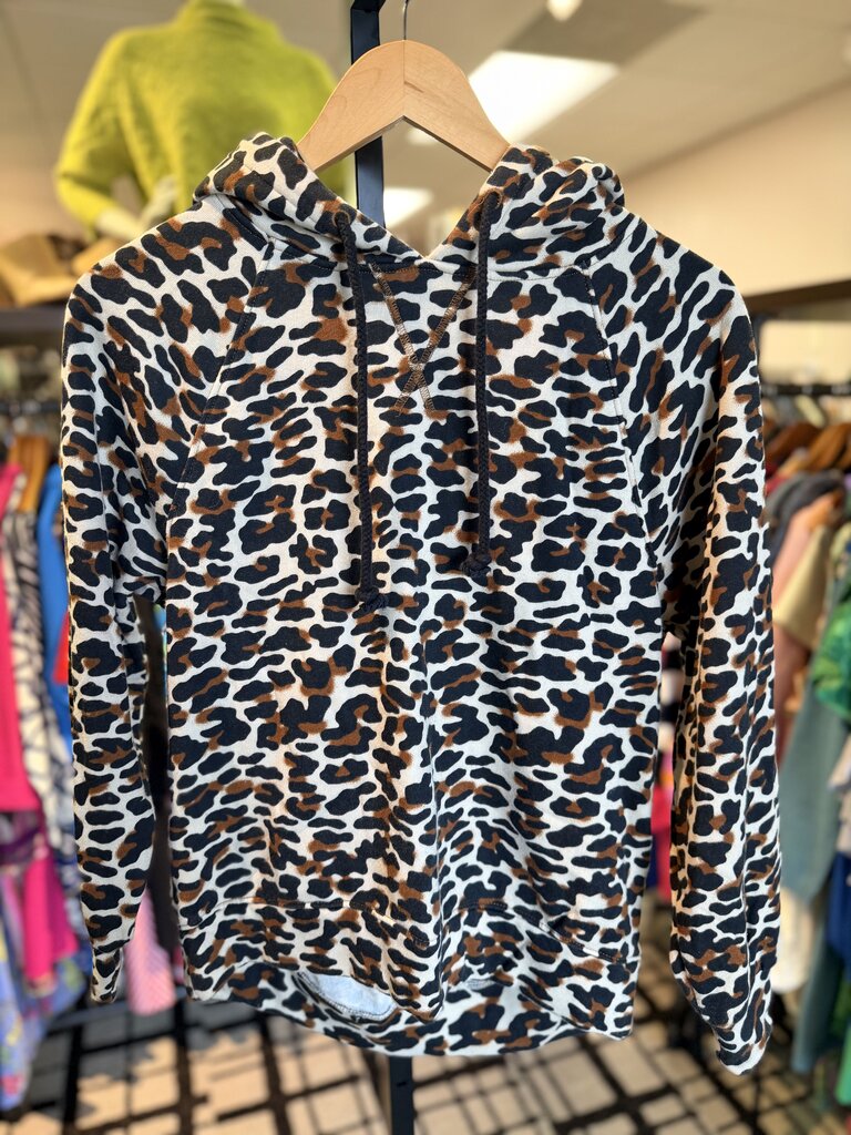 Lou & Grey - Cheetah Print Fleece Hoodie