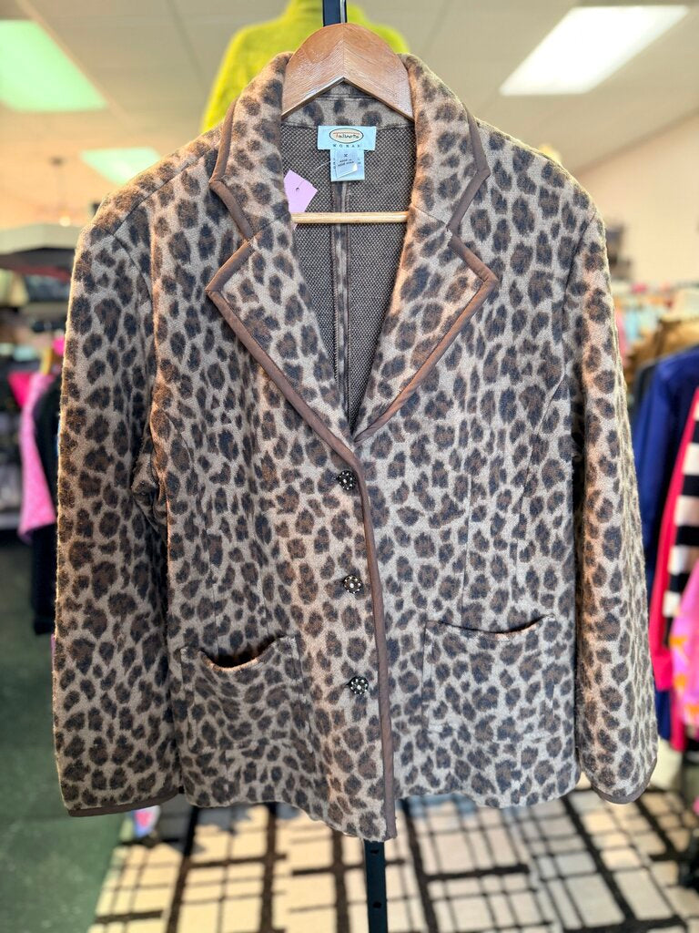 VTG Talbots - Leopard Print Jacket