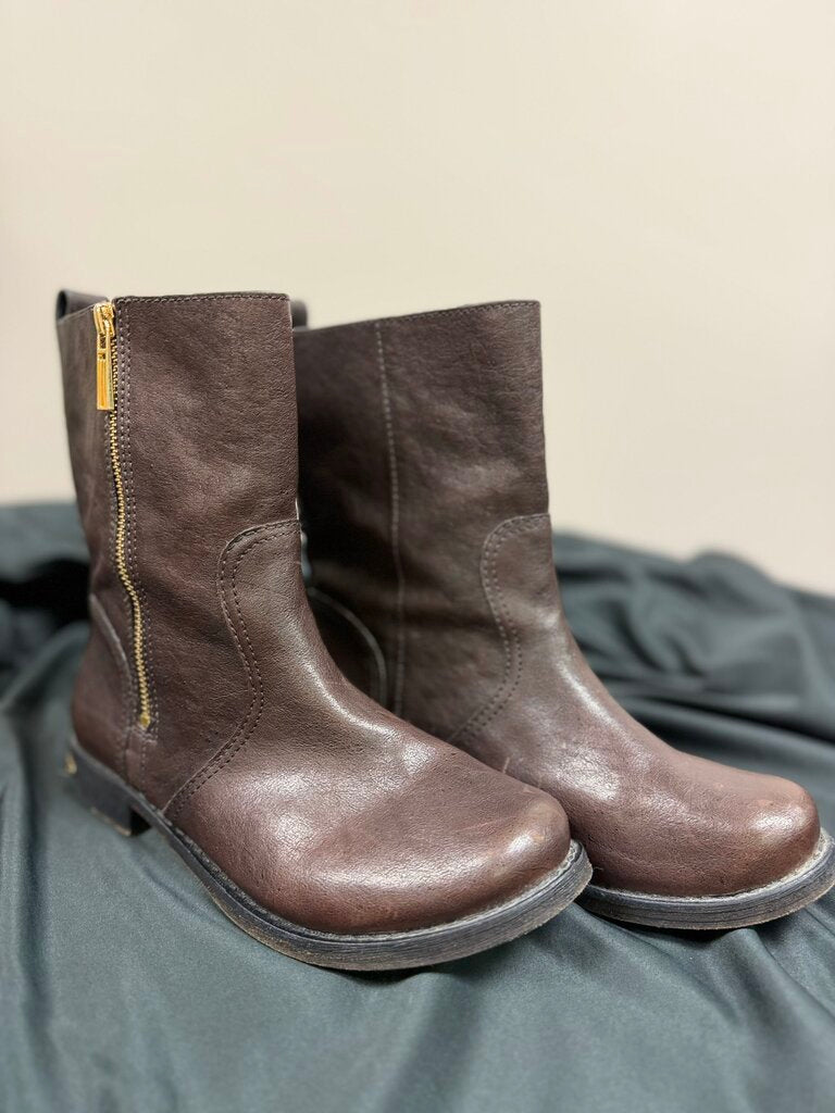 Tory Burch - Elyse Moto Boots - Brown