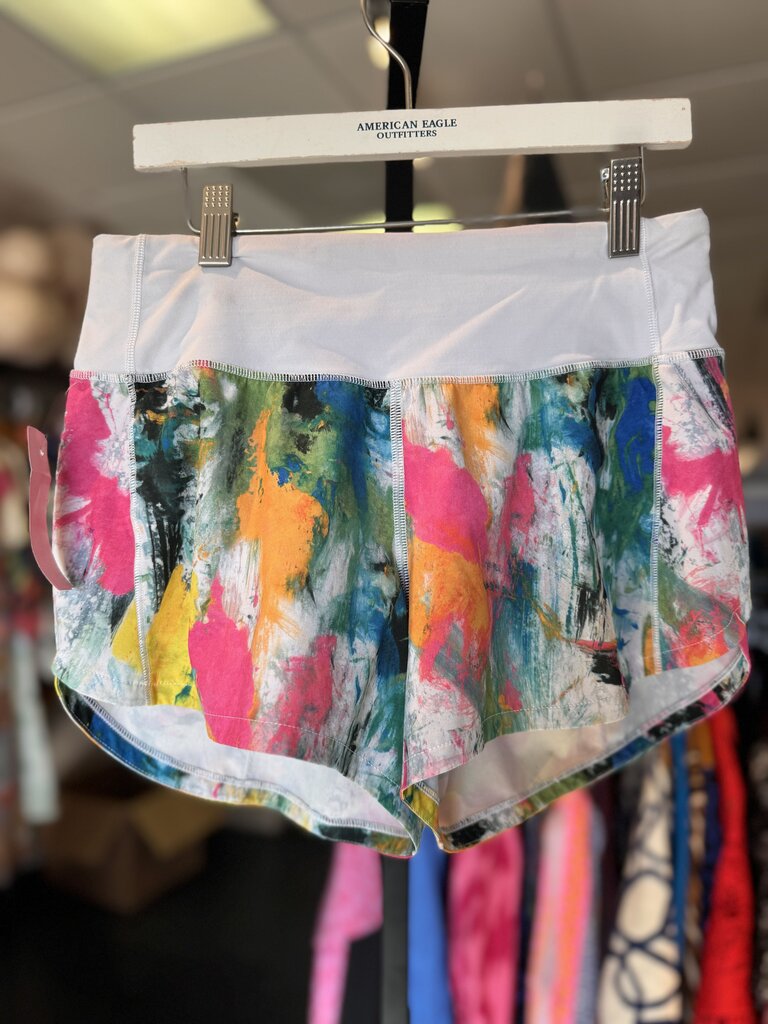 Lululemon - Speed Up Shorts - Bright Abstract Pattern