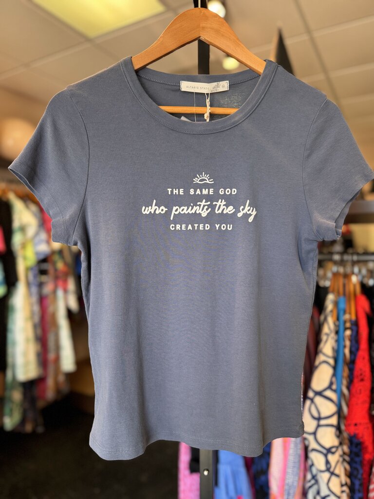 Altar'd NWT - God Paints The Sky Baby Tee