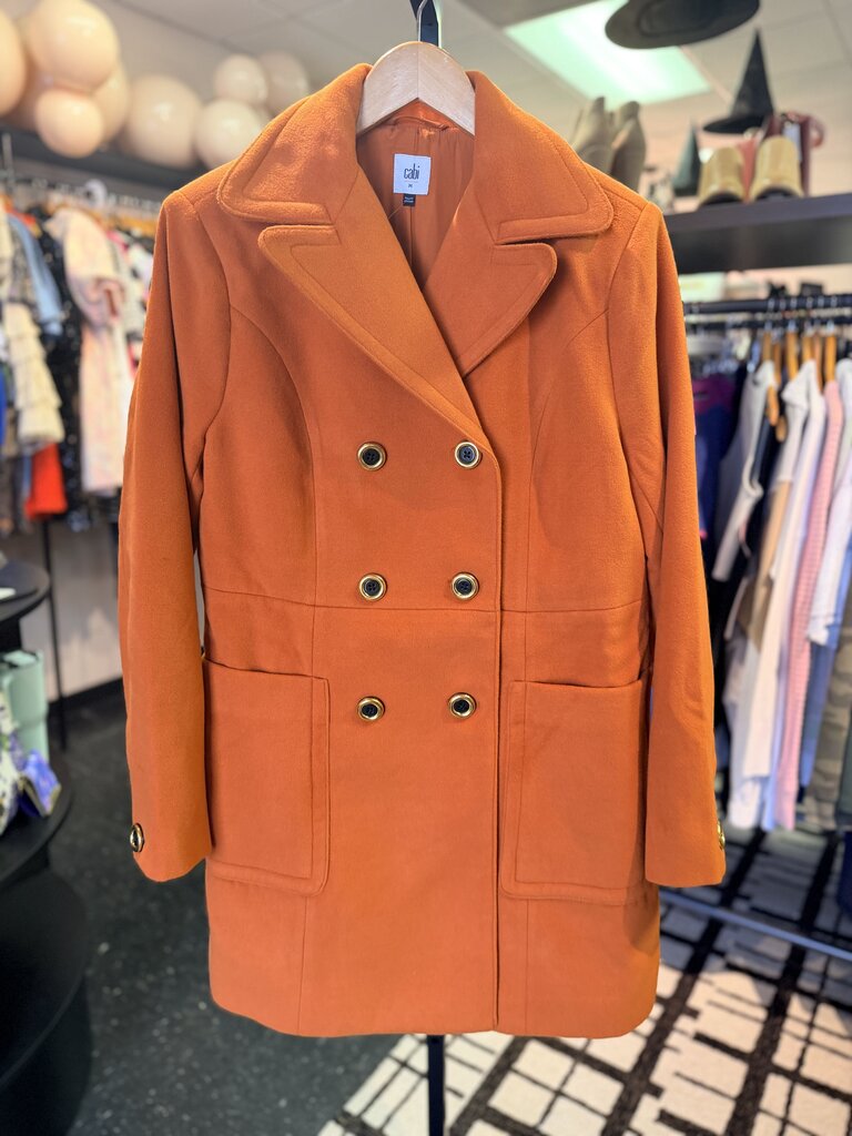 Cabi - Camden Double Breasted Peacoat - Copper