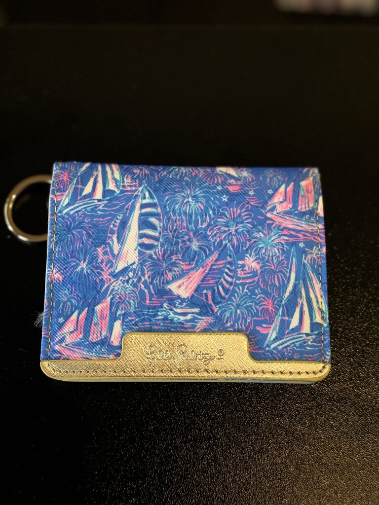Lilly Pulitzer- Snap Card Case in "Sailabration"