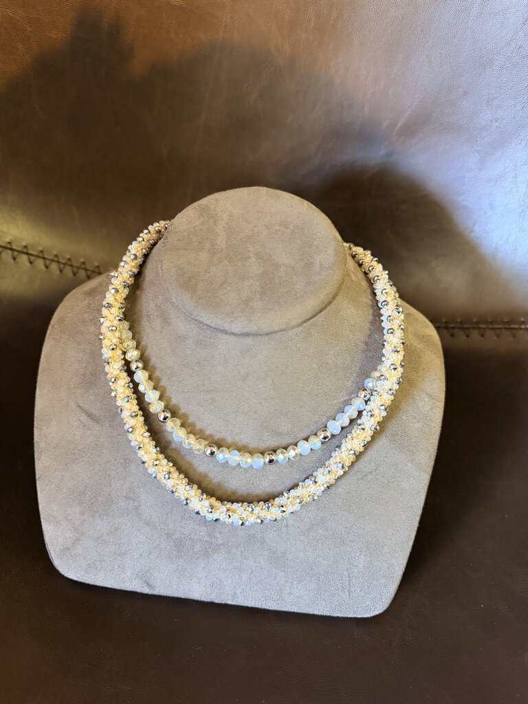 Talbots - Magnetic Crystal Beaded Statement Necklaces