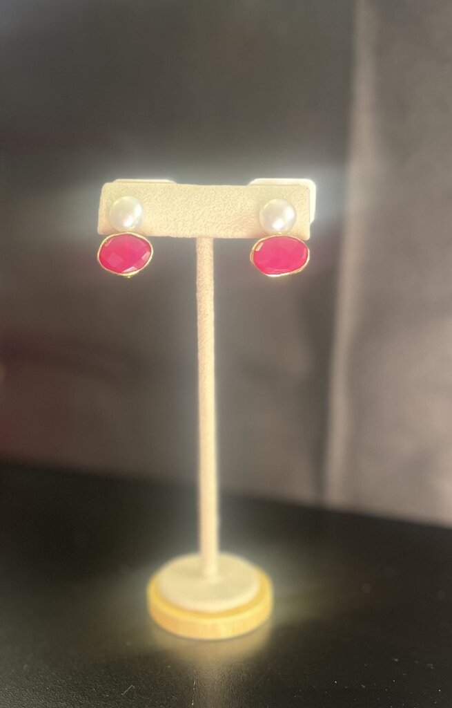 Julie Ryan Designs - Catherine Earrings - Pink