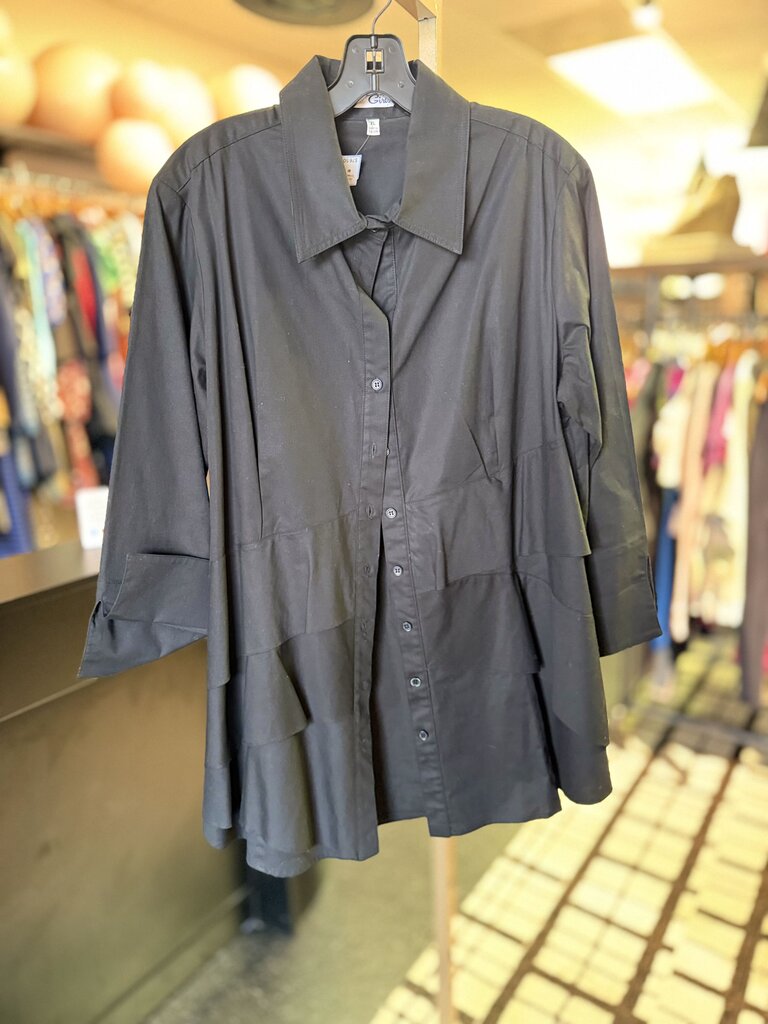 Cali Girls- Jenna Blouse - Black